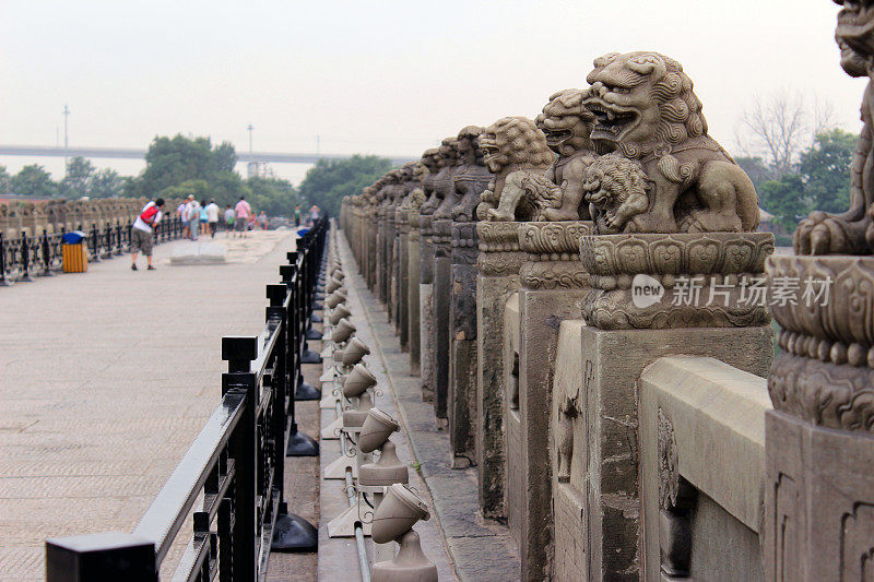 中国北京，马可波罗桥/卢沟桥